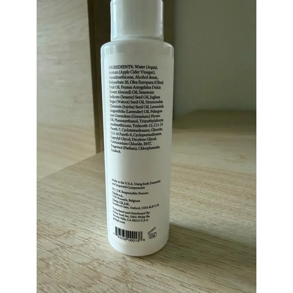 $45 New Philip B Detangling Toning Mist Leave-In pH Restorative 4.23 oz